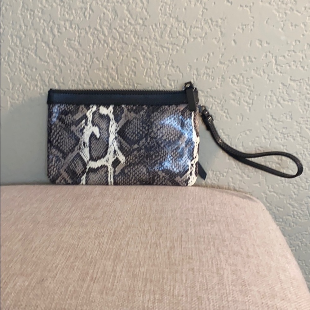 Vera Wand Python Print Clutch - image 3
